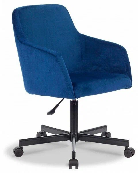 Кресло Бюрократ CH-380SL сапфировый Italia 17 крестов. металл хром