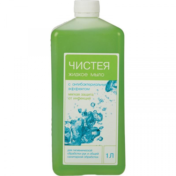 Мыло жидкое 1л Чистея (УМР), дезинфицирующее, 80191