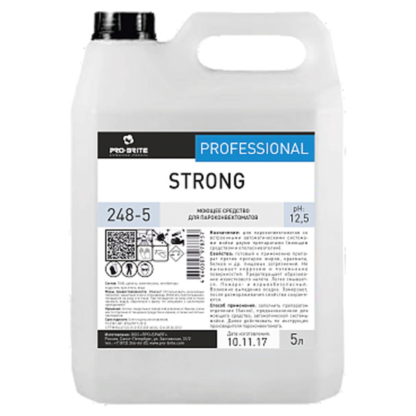 Средство моющее для пароконвектоматов PRO-BRITE STRONG 5л, щелочное, 248-5