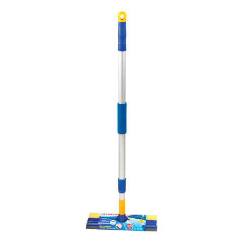 Окномойка LAIMA, алюминиевая телескопическая ручка 76-125 см, рабочая часть 25 см 
