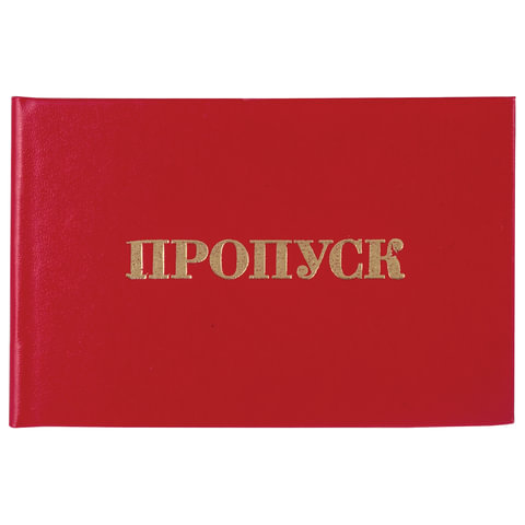Бланк документа Пропуск, 65*98мм, STAFF,  129143