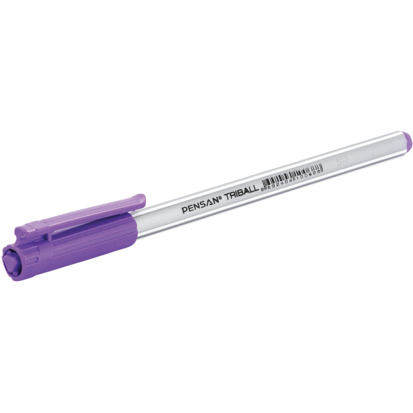 Ручка шариковая масляная PENSAN Triball Colored, яркие цвета АССОРТИ, ДИСПЛЕЙ, 1003/S60R-8