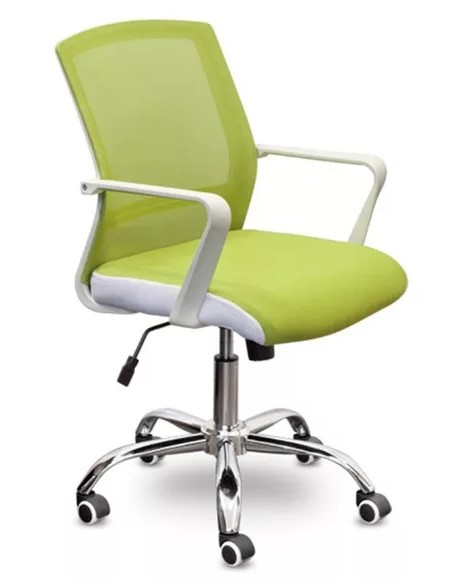 Кресло Оптима люкс спинка сетка (салатовая)/сиденье сетка 3 D (салатовая)