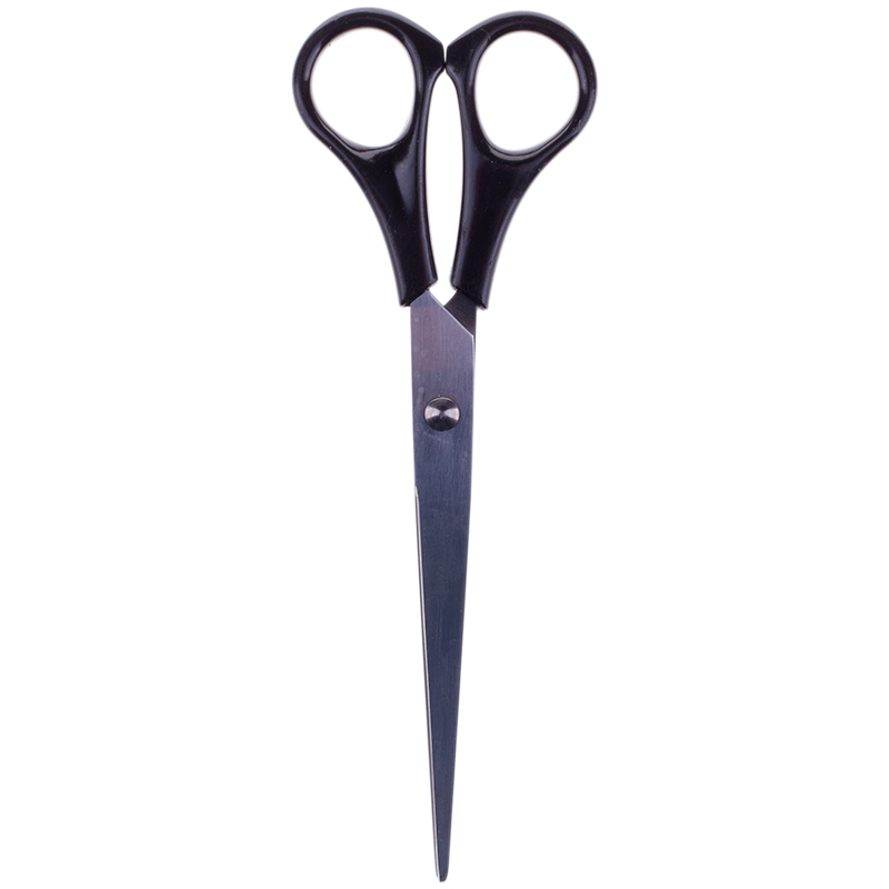 Ножницы OfficeSpace 20см, ручки под янтарь, ПВХ чехол с европодвесом