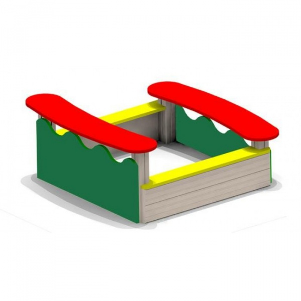 Песочница «Полянка» без козырька ( от 1 года)