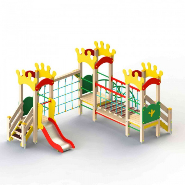 Детский игровой комплекс (4-7 лет) 4930х3340 мм, Н=2520 мм, Н площадок 650 мм