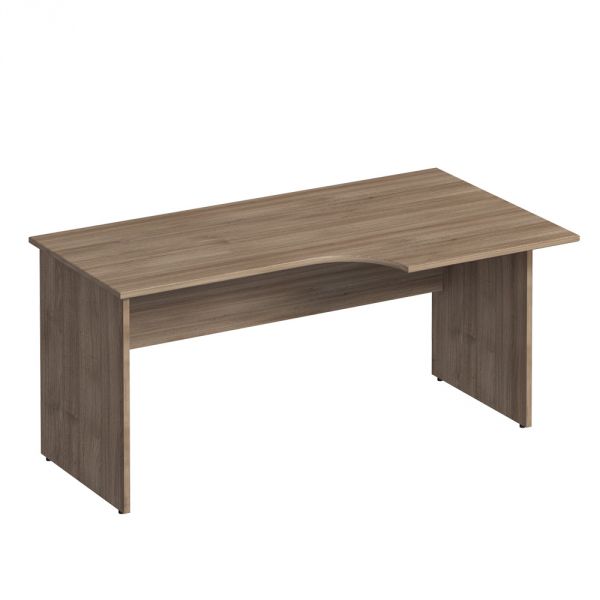 Стол эргономичный правый 160x90x75 К 123 дуб шамони темный Комфорт