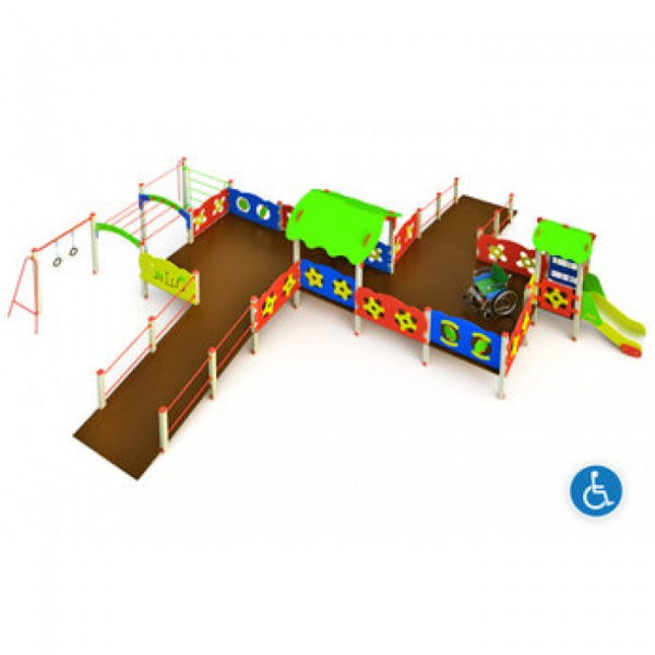 Игровой комплекс заезд Н=500 горка Н=500