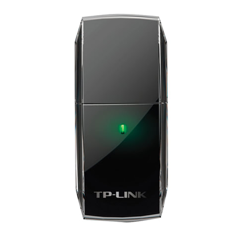 Адаптер WI-FI TP-LINK Archer T2U, USB 2.0, 2.4+5 ГГц 802.11ac 150+433 Мбит