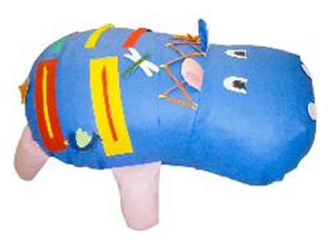 Бегемот дидактический 80х40 см.