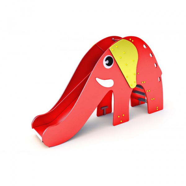 Детская горка "Слон", Возрастная группа: 3-12 лет, Материал: Влагостойкая фанера,Габаритные размеры: