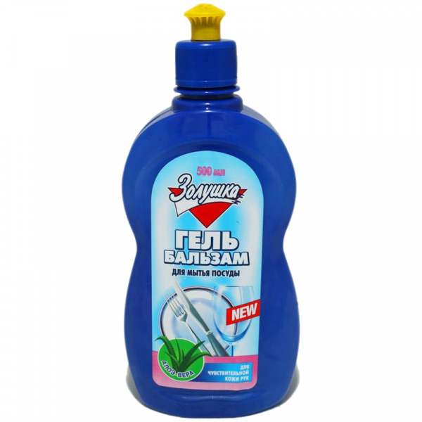 Средство для мытья посуды Золушка 500мл, "Алое-вера", пуш-пул