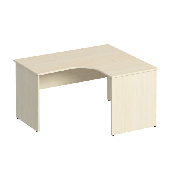 Стол эргономичный правый 140x120x75 К 124 дуб шамони Комфорт