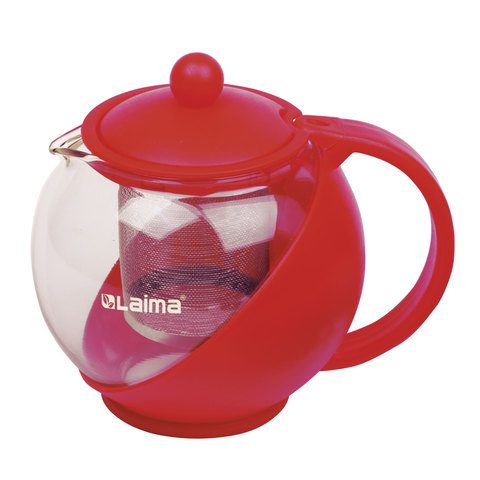 Заварник (чайник) WALTZ (ВАЛЬЦ),"БЕРГАМОТ",750 мл, стекло/пластик/фильтр-нерж.сталь, красн., 601374 Заварник (чайник) WALTZ (ВАЛЬЦ),"БЕРГАМОТ",750 мл, стекло/пластик/фильтр-нерж.сталь, красн., 601374