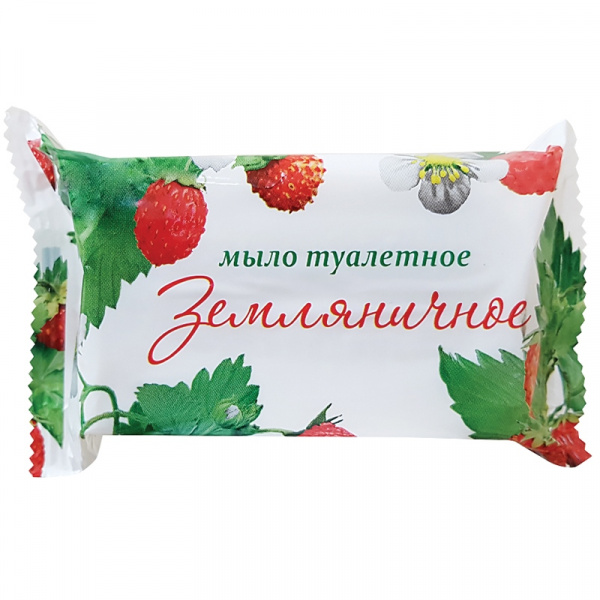 Мыло туалетное 200г ММЗ "Стандарт. Земляничное", флоу-пак