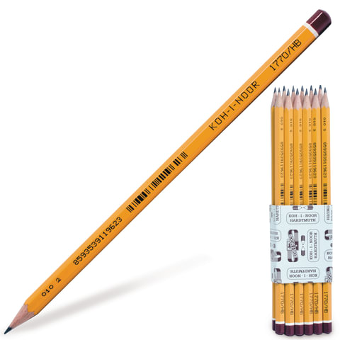 Каранд. ч/г KOH-I-NOOR 1770 HB BLACK SUN Каранд. ч/г KOH-I-NOOR 1770 HB BLACK SUN