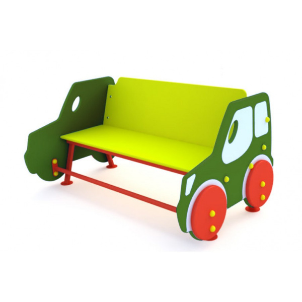 Скамейка детская "Кроссовер", 2-7 лет, влагостойкая фанера, размеры	1200x600мм общая высота	600мм