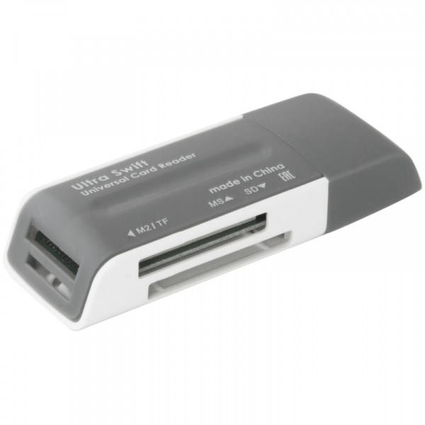 Картридер Defender Ultra Swift USB 2.0, 4 слота