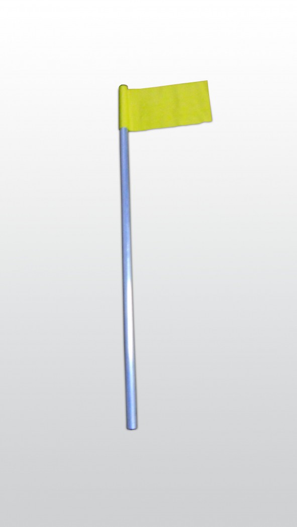 Флажок спортивный на стойке 20Х10см L-637мм (тент)