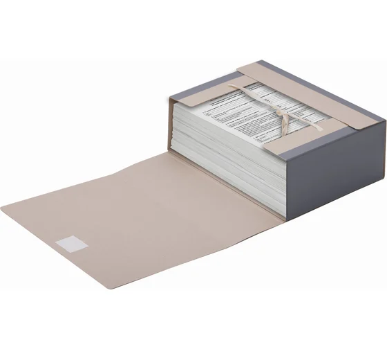 Папка архивная А4 "Форма 21", 120 мм, переплетный картон/бумвинил, завязки, до 1200 л, STAFF, 112168