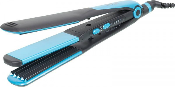 Выпрямитель для волос SINBO SHD 7048, черный и синий