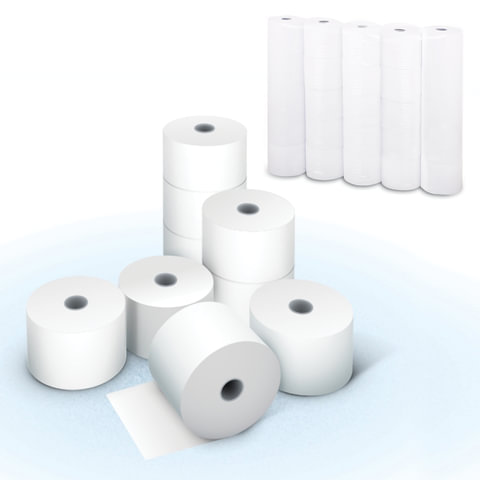 Рулоны для кассовых аппаратов, термобумага, 44х29х12 (29 м), комплект 20 шт., НБК
