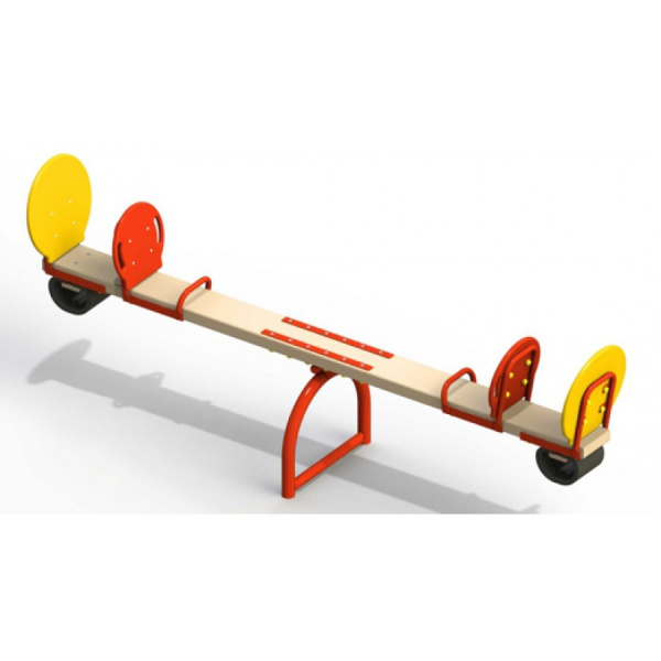 Качалка-балансир 4 местная большая(от 3 лет), влагостойкая фанера, 3068х660 мм; Н=1123, Н сидения=53 Качалка-балансир 4 местная большая(от 3 лет), влагостойкая фанера, 3068х660 мм; Н=1123, Н сидения=53