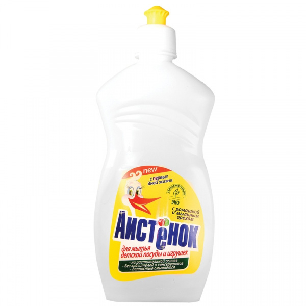 Средство для мытья детской посуды и игрушек Аистенок, пуш-пул, 500мл