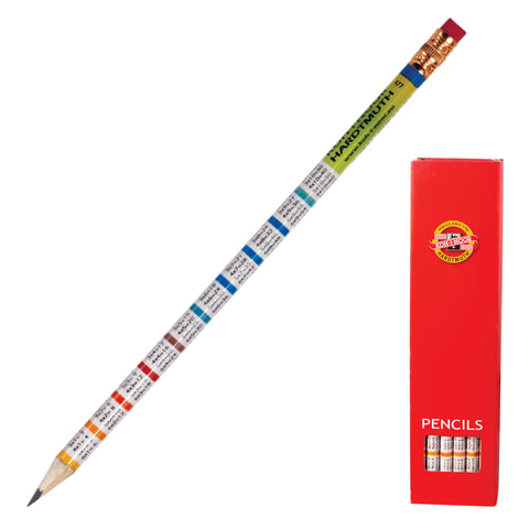 Карандаш ч/гр KOH-I-NOOR "Multiplication", заточенный, с резинкой, картон. упаковка, 1231002477KSNV Карандаш ч/гр KOH-I-NOOR "Multiplication", заточенный, с резинкой, картон. упаковка, 1231002477KSNV