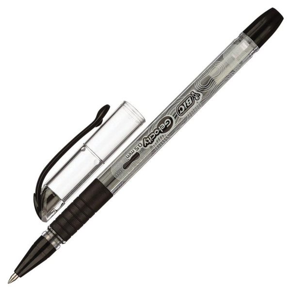 Ручка гелевая с грипом BIC "Gelocity Stic", ЧЕРНАЯ, узел 0,5 мм, линия письма 0,29 мм, CEL1010266 Ручка гелевая с грипом BIC "Gelocity Stic", ЧЕРНАЯ, узел 0,5 мм, линия письма 0,29 мм, CEL1010266