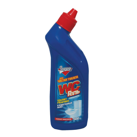 Средство для уборки туалета ЗОЛУШКА 500мл WC "Свежесть", гель, Ч15-3