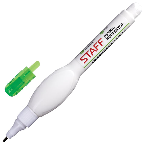 Ручка-корректор STAFF, 7 мл, металлический наконечник, 226816