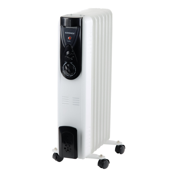 Обогреватель масляный ВЫСОКОЙ ЭФФЕКТИВНОСТИ SONNEN DFB-07BS, 1500 Вт, 7 секций, 5 МАСЛОКАНАЛОВ, 4553 Обогреватель масляный ВЫСОКОЙ ЭФФЕКТИВНОСТИ SONNEN DFB-07BS, 1500 Вт, 7 секций, 5 МАСЛОКАНАЛОВ, 4553