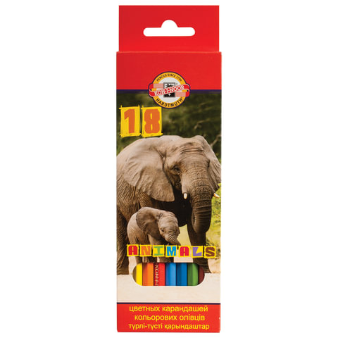 Карандаши цветные KOH-I-NOOR 3553/18 Карандаши цветные KOH-I-NOOR 3553/18