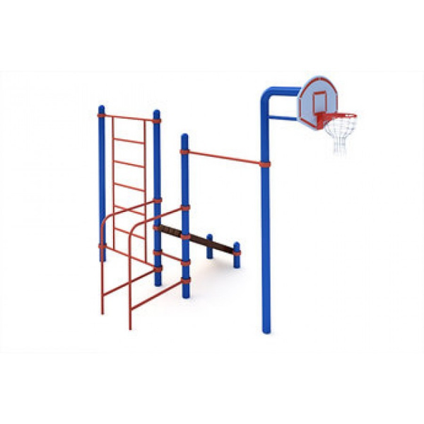 Турник классического хвата, баскетбольная стойка