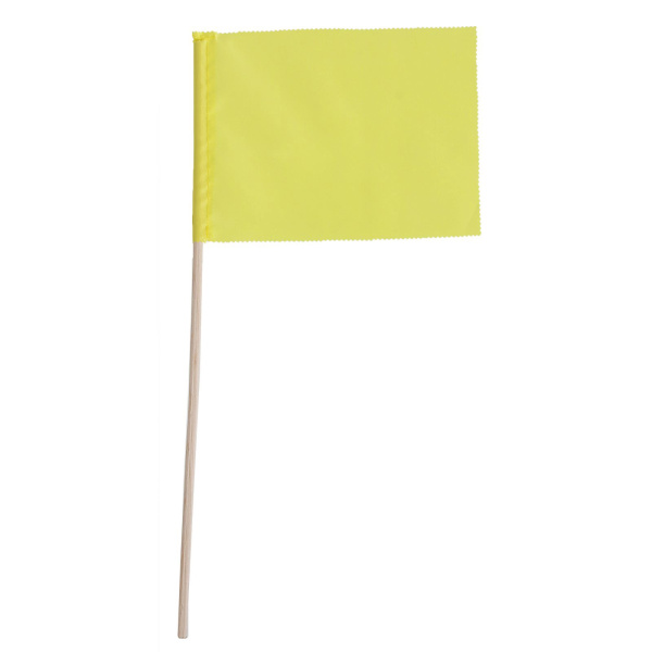 Флажок IDEAL, 15Х20, длина L40 см, цвет желтый