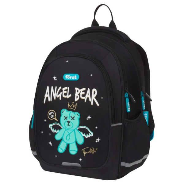 Рюкзак F?rst F-Cute "Angel bear" 37*29*17см, 3 отделения, 2 кармана, анатомическая спинка