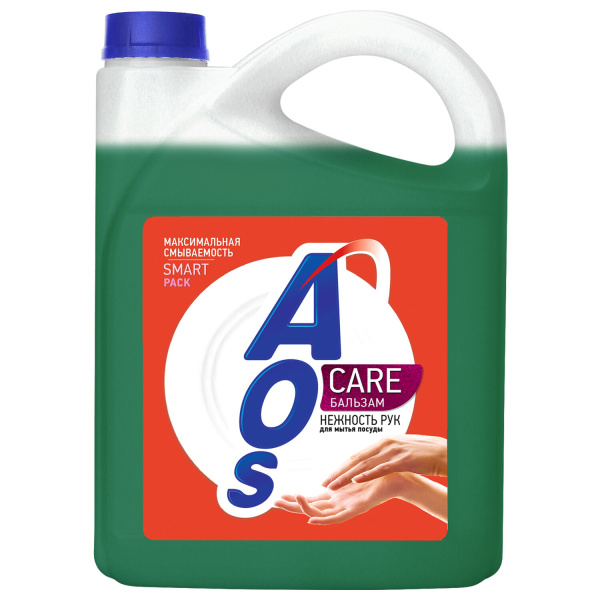 Средство для мытья посуды AOS 4,8л "Бальзам"
