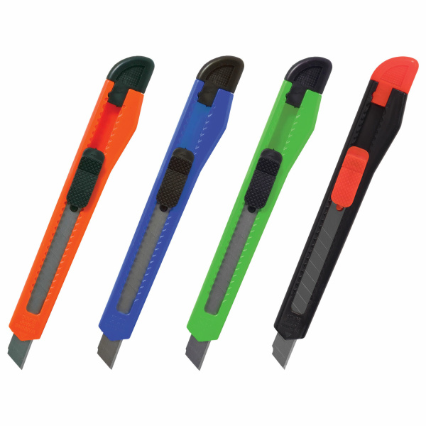 Нож канцелярский STAFF 9 мм, арт. 230484