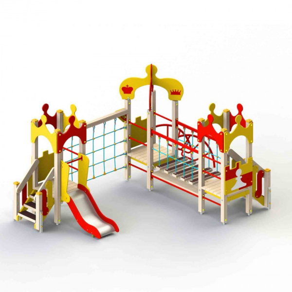 Детский игровой комплекс (4-7 лет) 4930х3240 мм, Н=2670 мм, Н площадок 650 мм