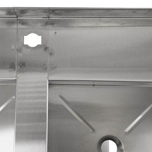 Ванна моечная СТАНДАРТ ЦК с бортом ВМО2-430СЦК-Мб (1015х600х870(890)