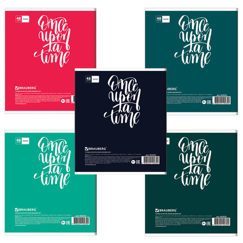 Тетрадь 48л. линия BRAUBERG, обложка картон, ВИНТАЖ