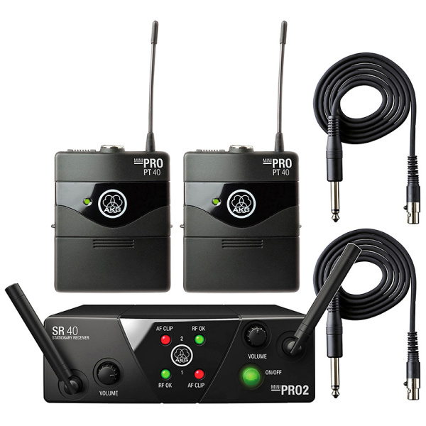 AKG WMS40 Mini2 Instrumental Set US45A/C AKG WMS40 Mini2 Instrumental Set US45A/C