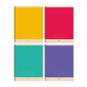 Тетрадь 48л. на спирали клетка BG "Monocolor. Simple"