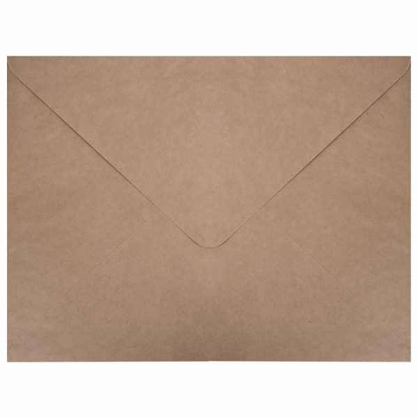 Конверт крафт 290*390мм, без клея, 90 г/м2, треугольный клапан