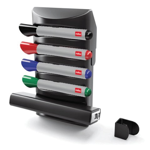Набор для магнитно-маркерной доски NOBO PRESTIGE,4 маркера,стиратель,держат(АККО Брендс,США),1903822