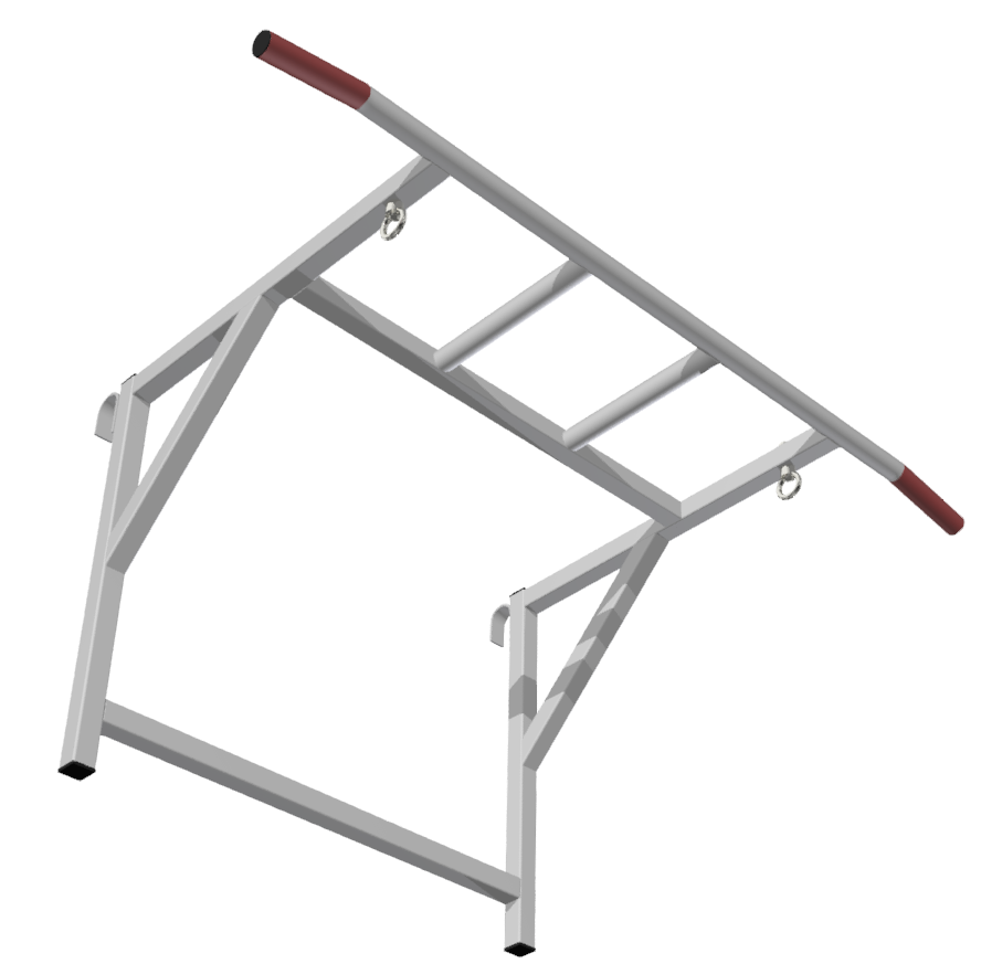 Тренажер (перекладина) навесной для швед. стенки(цельно-сварная конструкция) три хвата