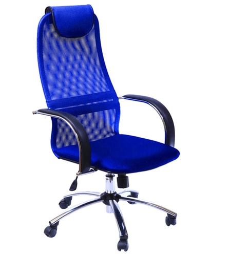 Кресло офисное МЕТТА BК-8 CH синее (№ 23) (SU-B-8/подл.131/осн.003)