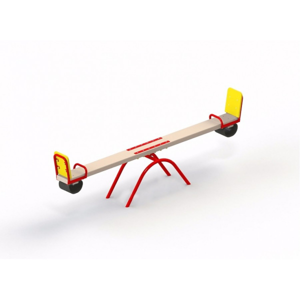 Качалка-балансир (тип 1) (от 3 до 12 лет), древесина хвойных пород, размеры 3110х420 мм, Н=995 мм