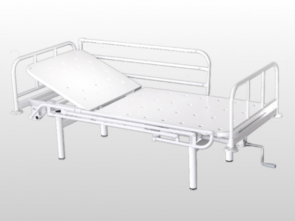 Кровать МСК-1105 с подголовником. Размеры: 2125*975*870мм